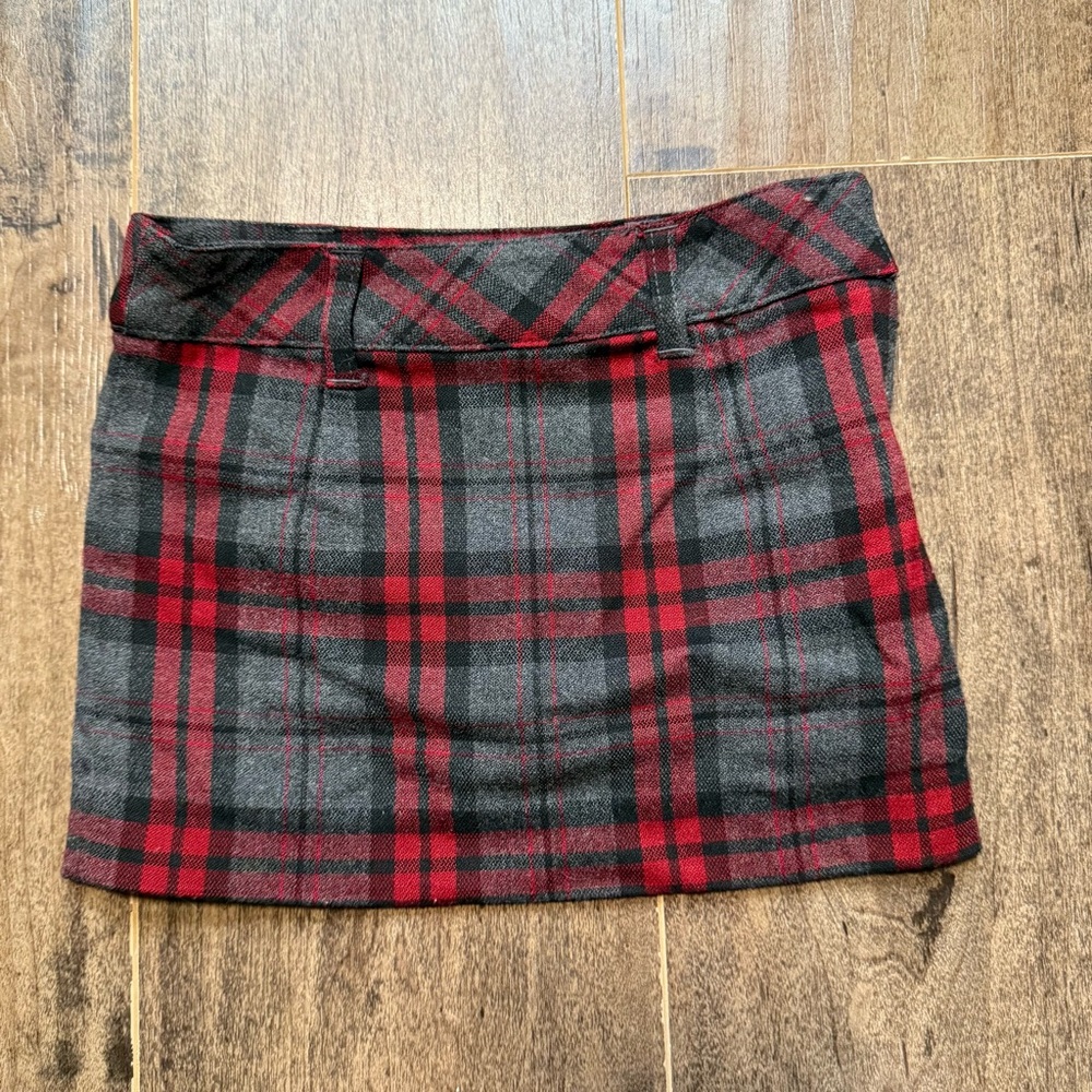 Kids plaid skirt with shorts!